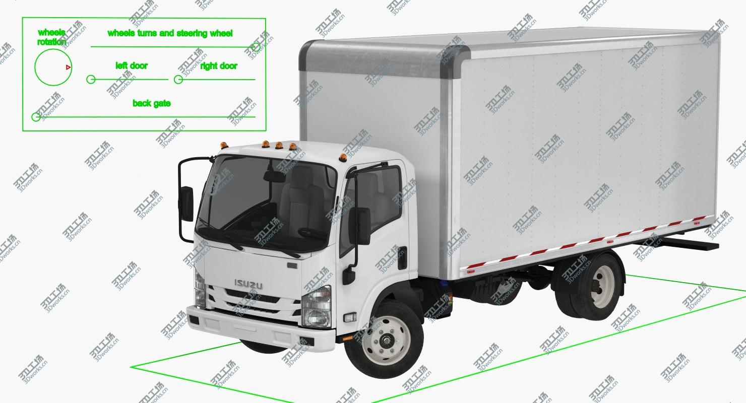 images/goods_img/202104022/Box Truck Isuzu NPR 2018 Rigged 3D/5.jpg